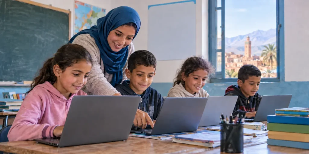 Faciliter l’accès à l’informatique pour les enfants au Maroc